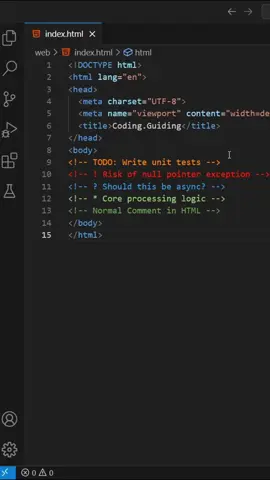 Better Comments in VS Code! #vscode #fyp #comments