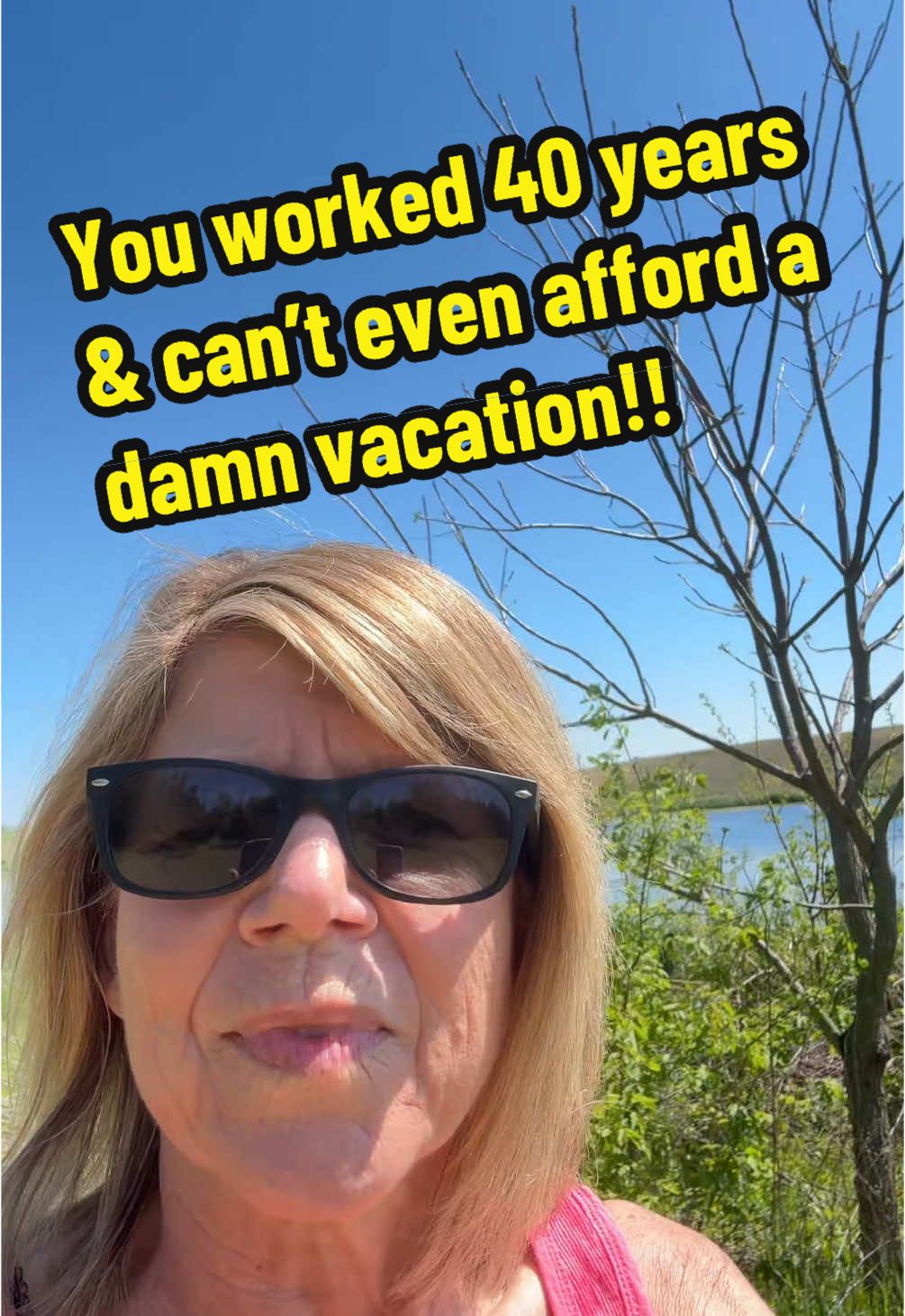 You worked 40 years & can’t even afford a damn vacation! You deserve more! #secureyourfuture #dailypay #extraincome #beginnerfriendly #retired #retirementplanning 