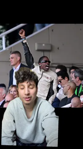 MADRID FANS BOYCOTTING TRAVIS SCOTT MUSIC 😭😭😭😭😭 Travis Scott celebration #barcelona #fyp #ishdafish5 