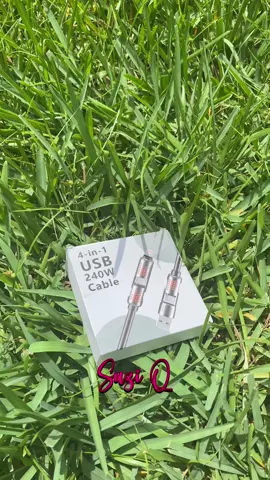10 out of 10 must have! 4 in 1 USB-C cable. @Erligpowht #suziqcustomdesign #creativecraftingconcepts #fastcharging #4in1charger #typec #lightningcharger 