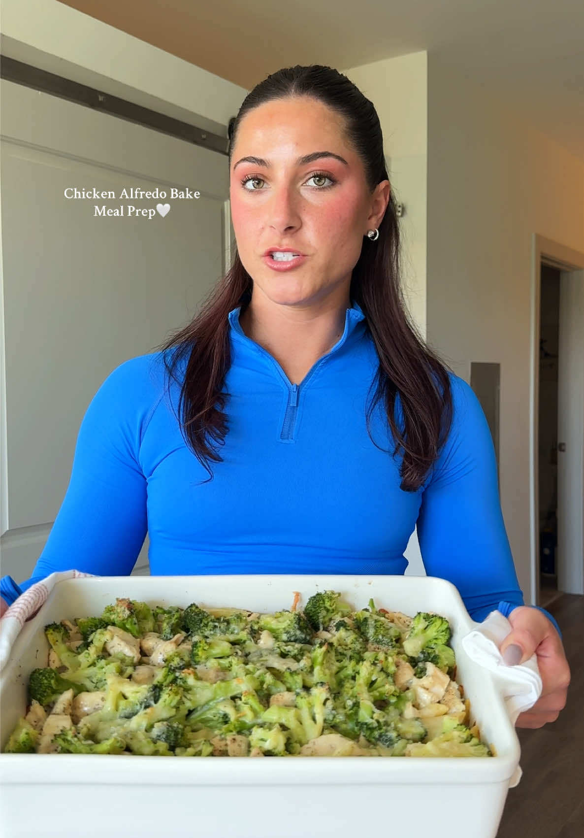 Chicken Alfredo Bake Meal Prep🤍 @DFYNE code: MELANIEM #dfyne #highprotein #highproteinrecipes #highproteinmealprep #mealprep 