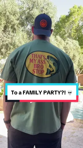 My dad didn’t notice until we pointed it out 💀 #brostop #funnyshirt #funnytshirt 