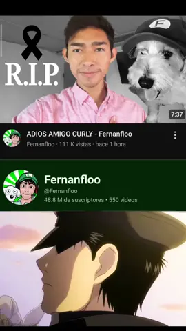 adios curly gracias por estar en nuestras vidas  #fernanfloocurly #fernan #fernanfloo #curly 