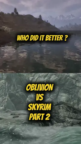 Who did it better skyrim(2011) or oblivion remaster (2025)? #oblivionremastered #oblivionremasteredgameplay #oblivionremaster #oblivionremake #theelderscrollsivoblivionremastered #oblivion #湮灭 #重制版 #fyp
