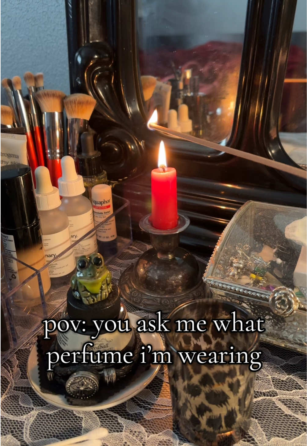 my signature scent is stacked w layers upon layers🦚🪻🪷 #fragrances #parfum #perfumetiktok #fyp #whimsical #incense #versace #fragranceoil #perfumeoil #versace #dylanblue 