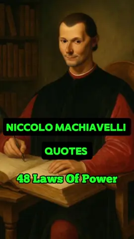 Machiavelli's guide to Power #Machiavelli #48lawsofpower #PowerDynamics #MindControl #Machiavellian #Stoic #Motivation #Qoutes #fyp