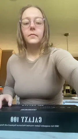 So sad they wouldn’t let me link it. @epomakerkeyboard But I’m obsessed with the epomakwr galaxy 100. What type of sound do you think this makes? #keyboard #keyboardasmr #corporatelife #corporatetiktok 