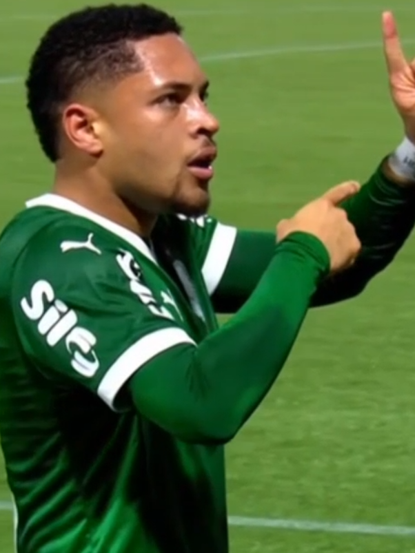 gol de Vitor roque hoje gol do palmeiras hoje #palmeiras #verdao #saopaulo #saopaulofc #vitorroque #tigrinho 