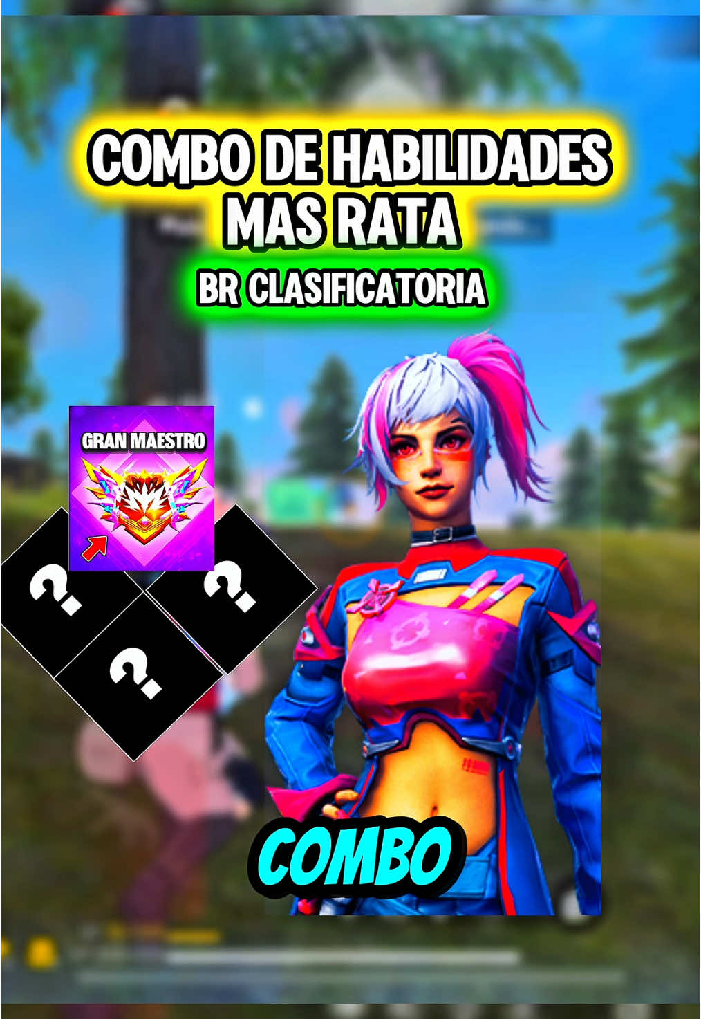 COMBO de HABILIDADES más RATA 🐀 #freefirelatam #granmaestro #brclasificatoria 