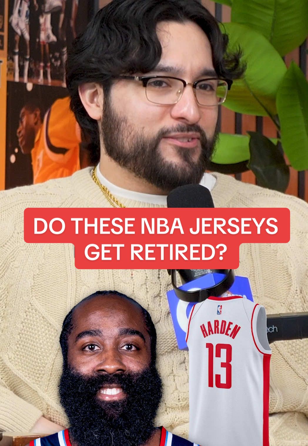 Will these NBA jerseys be retired? #NBA #basketball #sports 