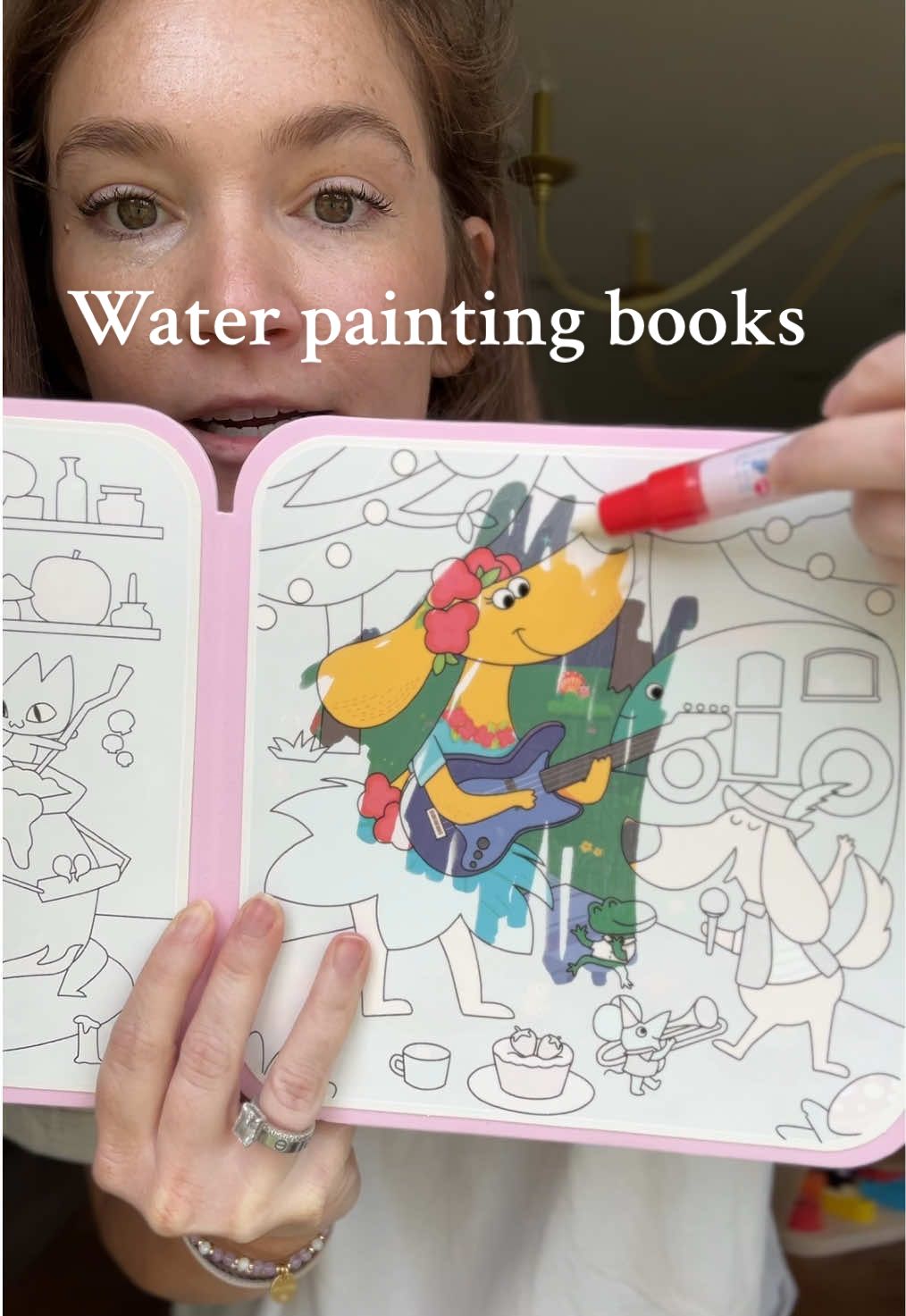 genius 👏🏼 love these reusable water painting books!!! #waterpainting #coloringbook #waterpaint #waterpaintingbook #toddleractivities 