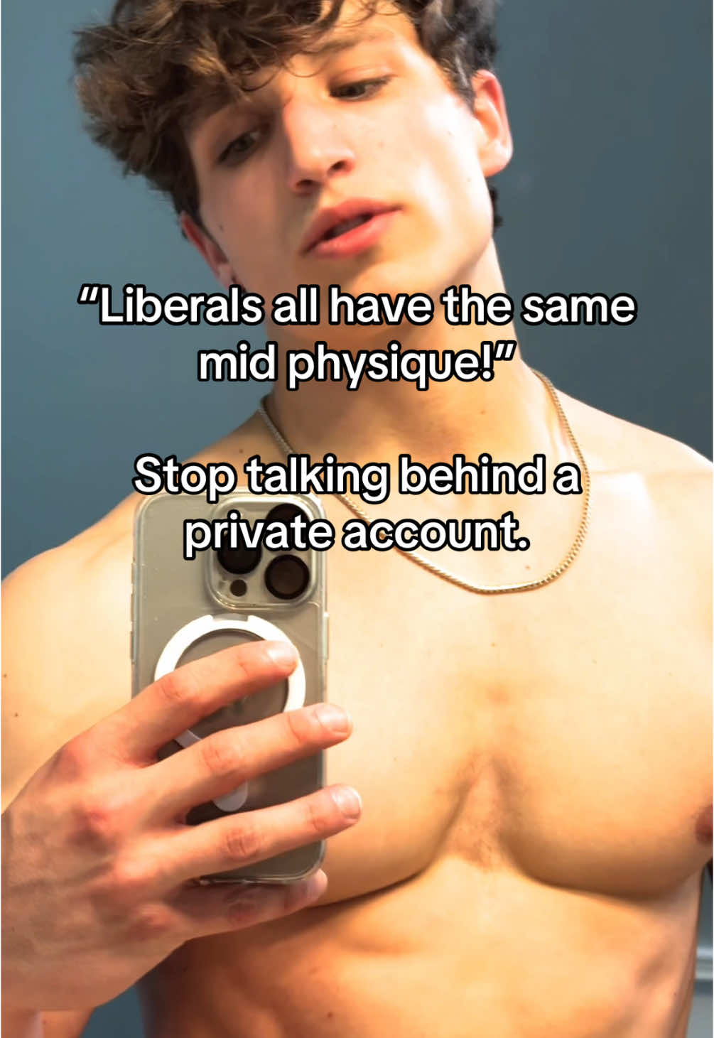 they’re just intimidated. #fyp #politics #gym 