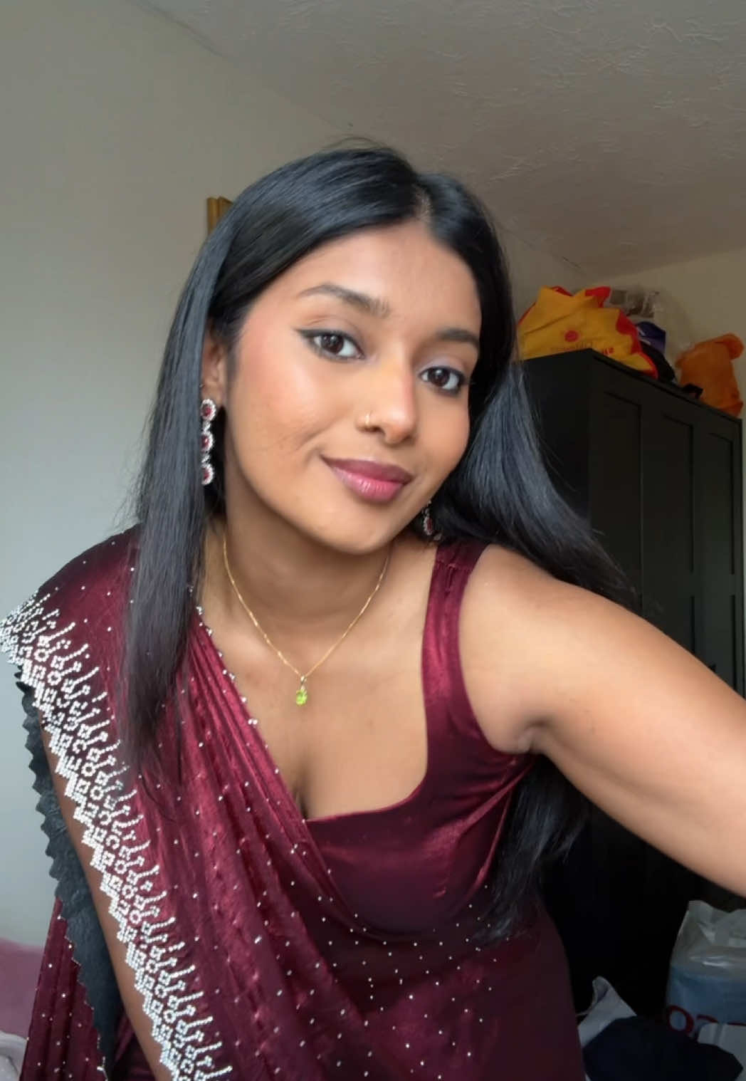 burgundy on brown skin >>> #transition 