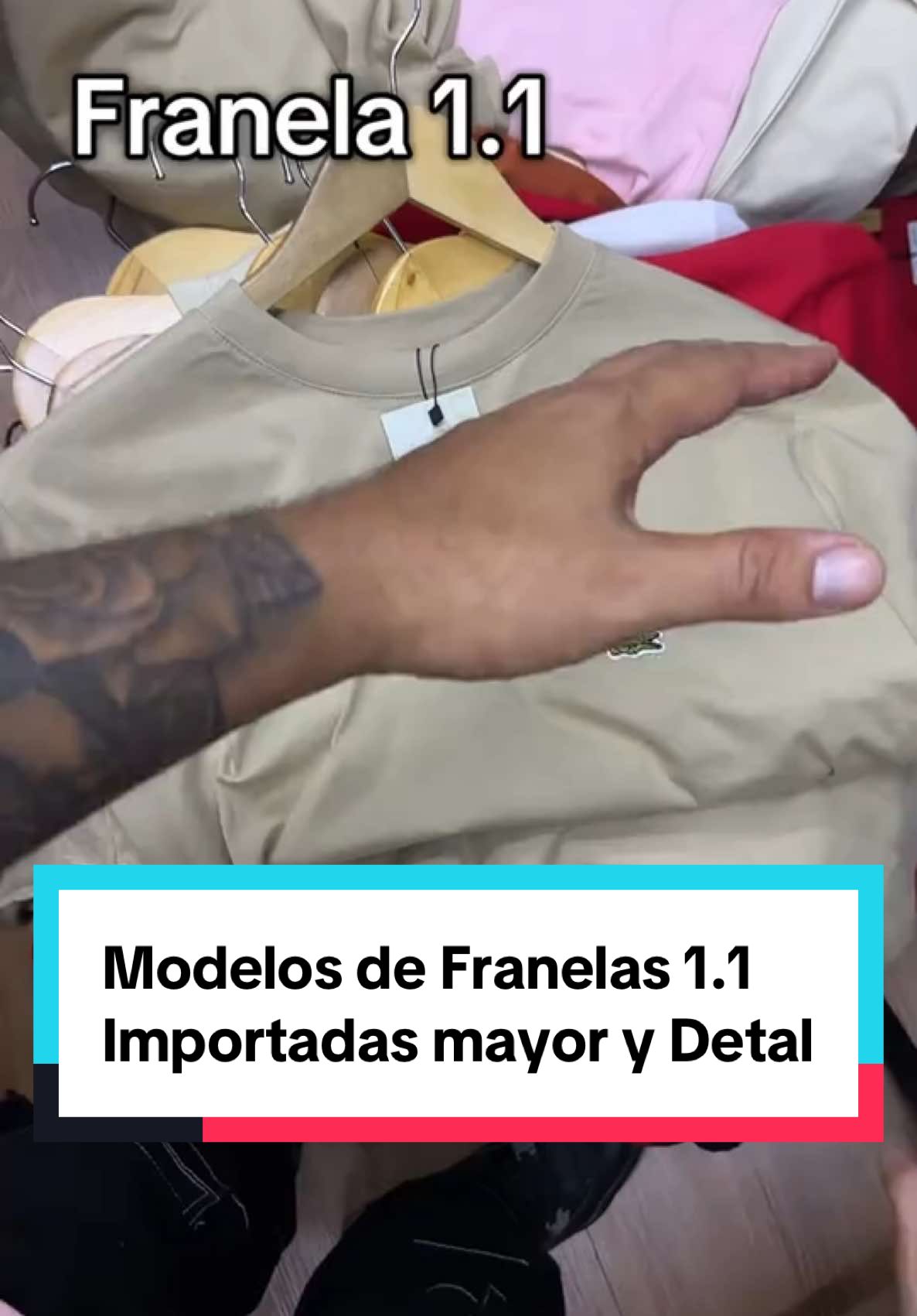 🔥Llegando Franelas 1.1🔥 Tela peruana 100%algodon 20/1 Por tan solo 12$ al Mayor. Tienda física en Caracas Chacaito. #franela #caballero #mayoristas #franelas 