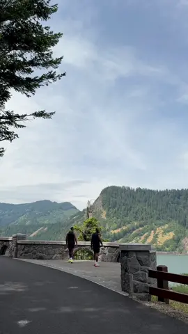 Unreal views, Columbia River Gorge run w the bro #fy #Running #runtok #pnw #oregon 