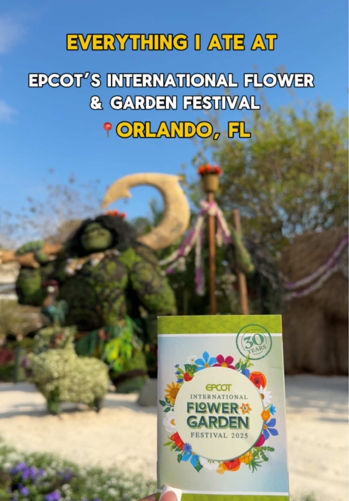 Everything I ate at Epcot’s 2025 International Flower and garden festival. Running  March 5 - June 2, 2025 #thingstodoinorlando #disneyworld #flowerandgardenfestival #fyp #disneyfood #disneyfoodie #floridacheck #mothersday #orlandofoodie #epcot 