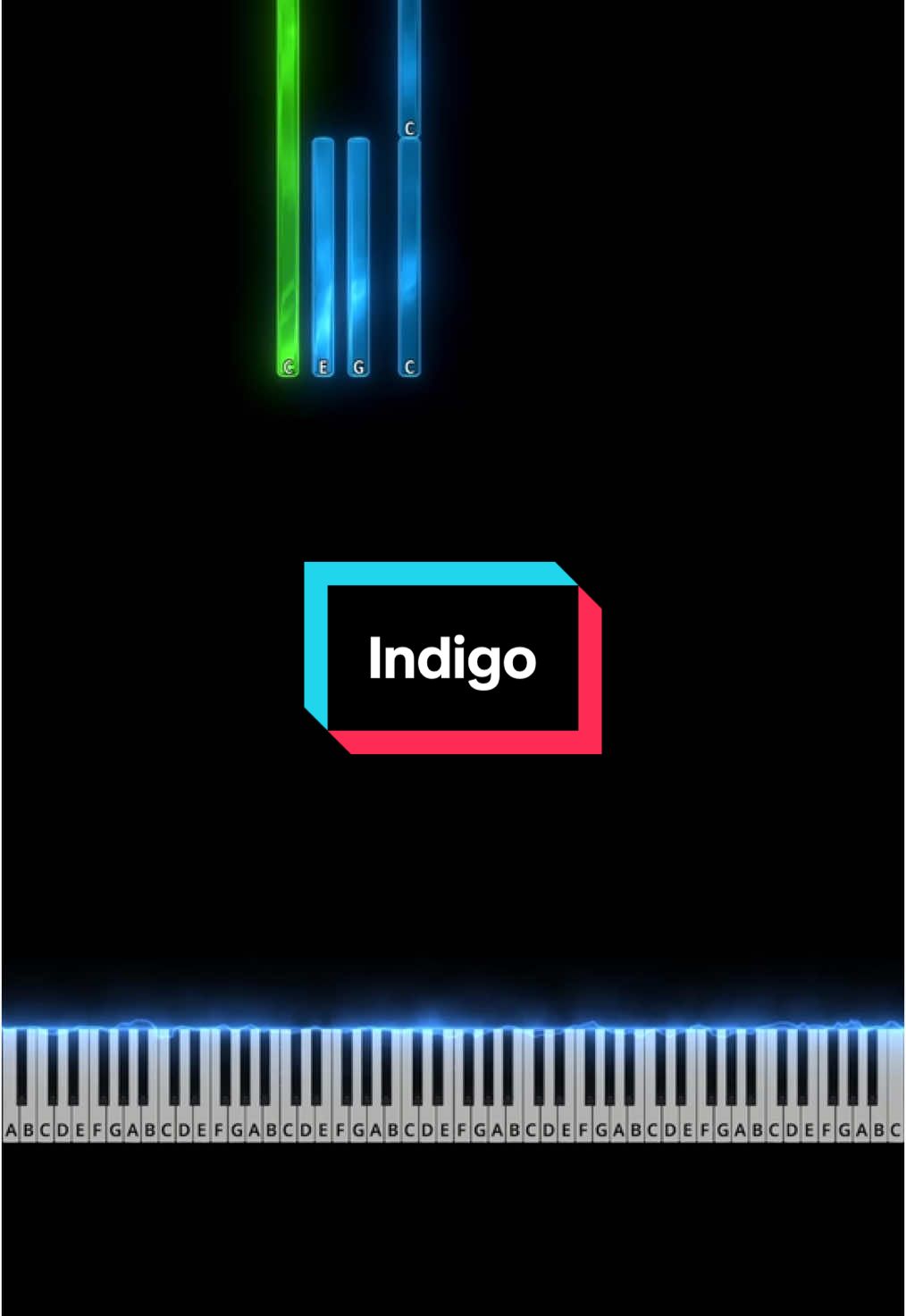 Indigo - Sam Barber #satisfying #fyp #tutorial #piano #music #viral 