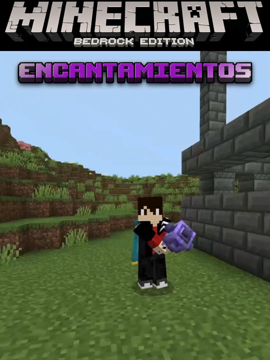 Encantamiento de Ráfaga de Viento #Minecraft #encantamientos 