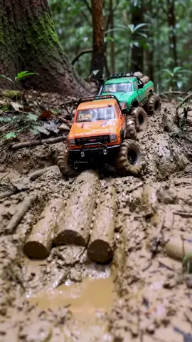 Insane Driving Skill through the Toughest Muddy Terrain 🚛🛻💨  #mudtruck #racing #supercar #rctruck #monstertruck #truck #offroad #trucktok #ai #supertrucker #rc #rccar #muddy 