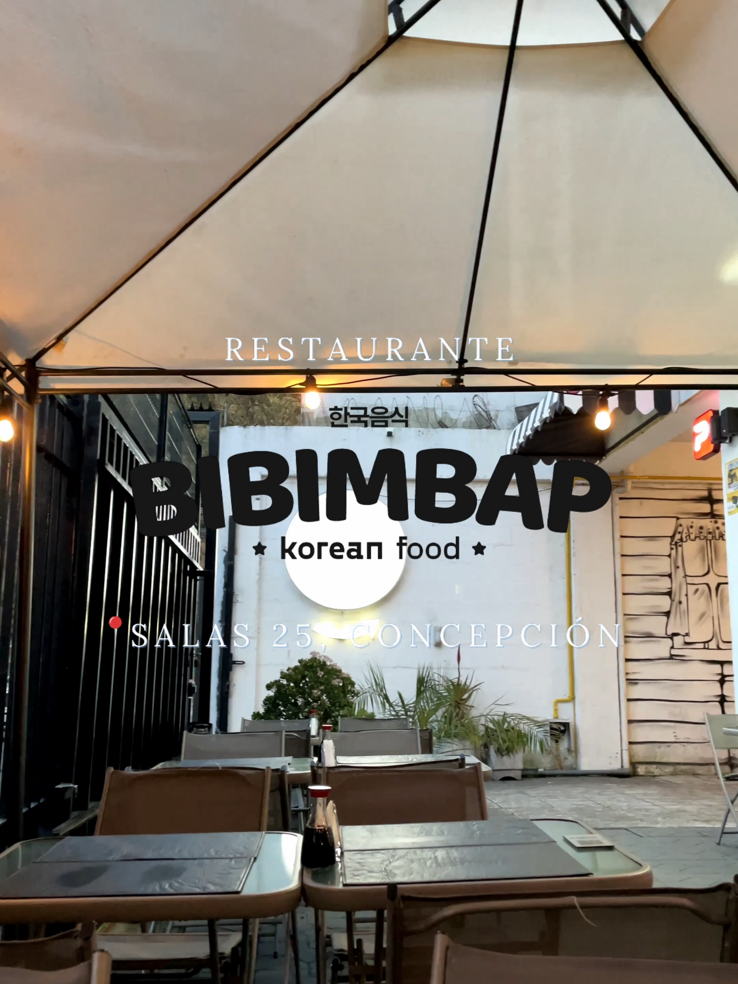 Dejando registro de nuestra cita comiendo en @bibimbap.ccp con mi wawa @srta.sukii_ <3 Ubicado en Salas 25 / Concepción, Bío Bío #comida #koreanfood #pollofritocoreano #yakisoba #concepcion #chile #cita #Love #restaurante