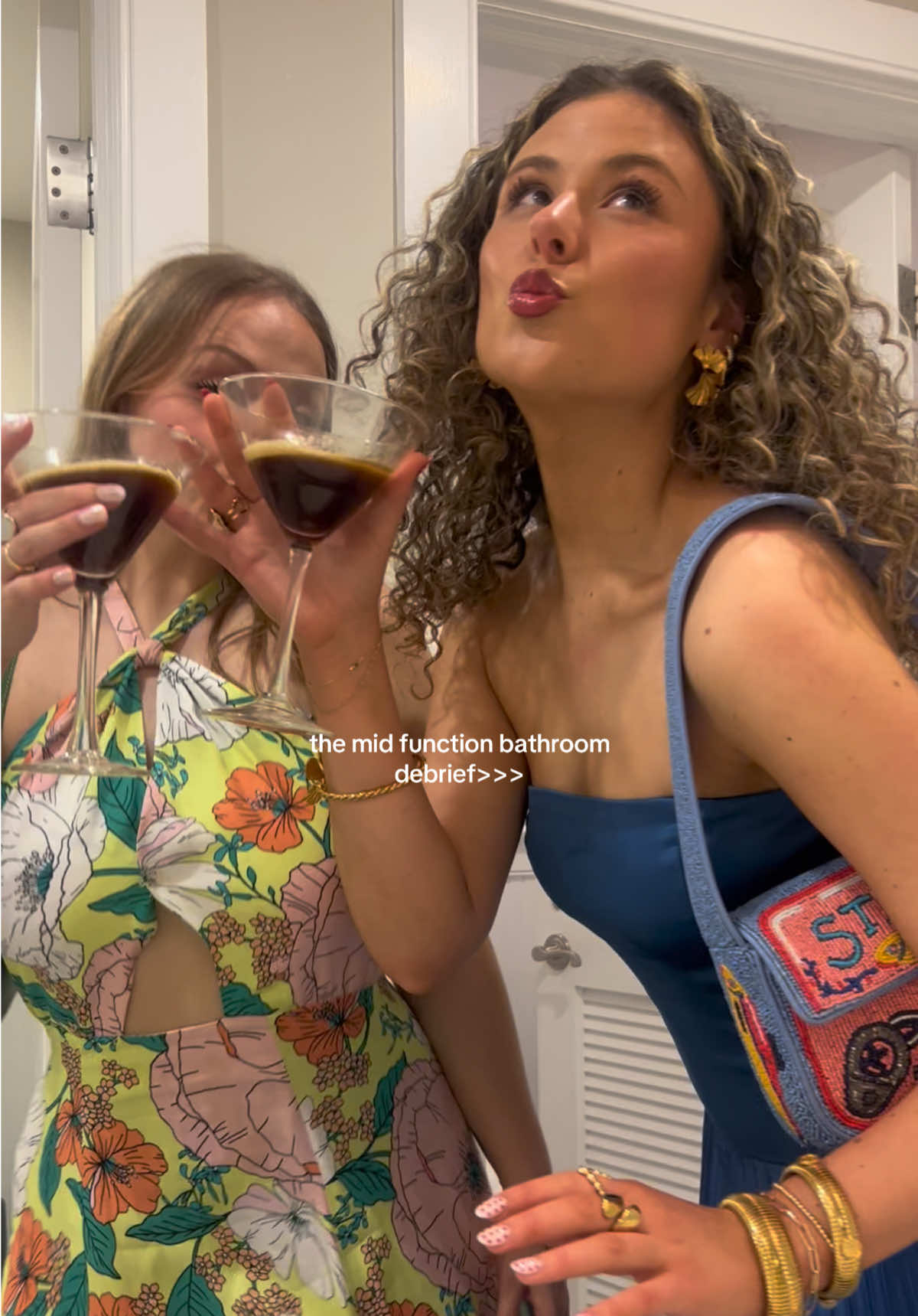 Lip combos with a side of drama🙂‍↕️🍾💖 #weddingseason #womensbathroom #lipcombos #touchup #girlthings 
