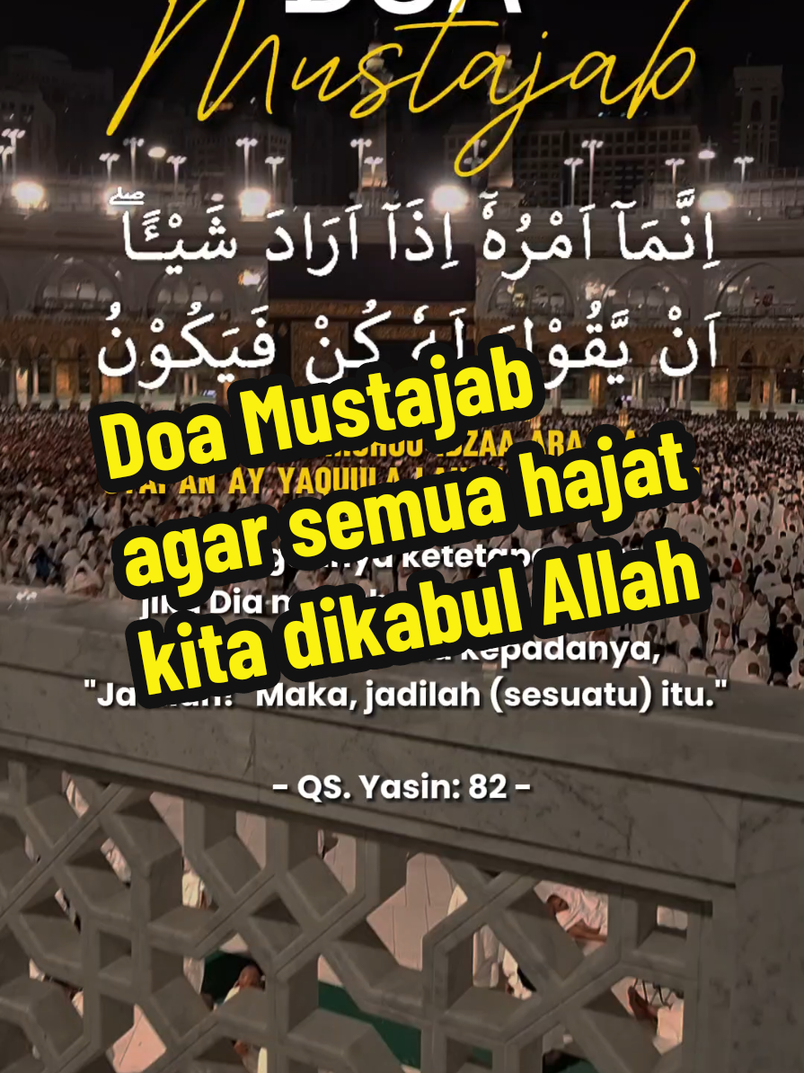 Doa Mustajab agar semua hajat-hajat kita dikabul oleh Allah SWT, AAMIIN #doa #doajalurlangit #hajat #doamustajab 