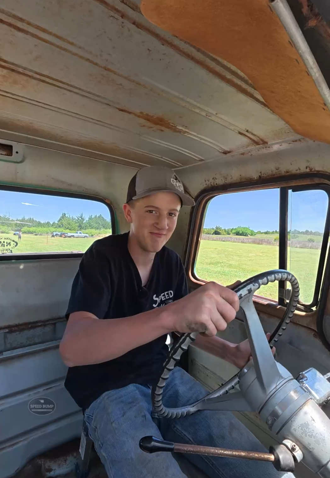 First Drive! Junkyard Apache 🔧 #Apache #C10 #chevy #willitrun #1961 #farmtruck #junkyard #abandoned #forgotten #junkyardjack #rancherokid #cleftstrong