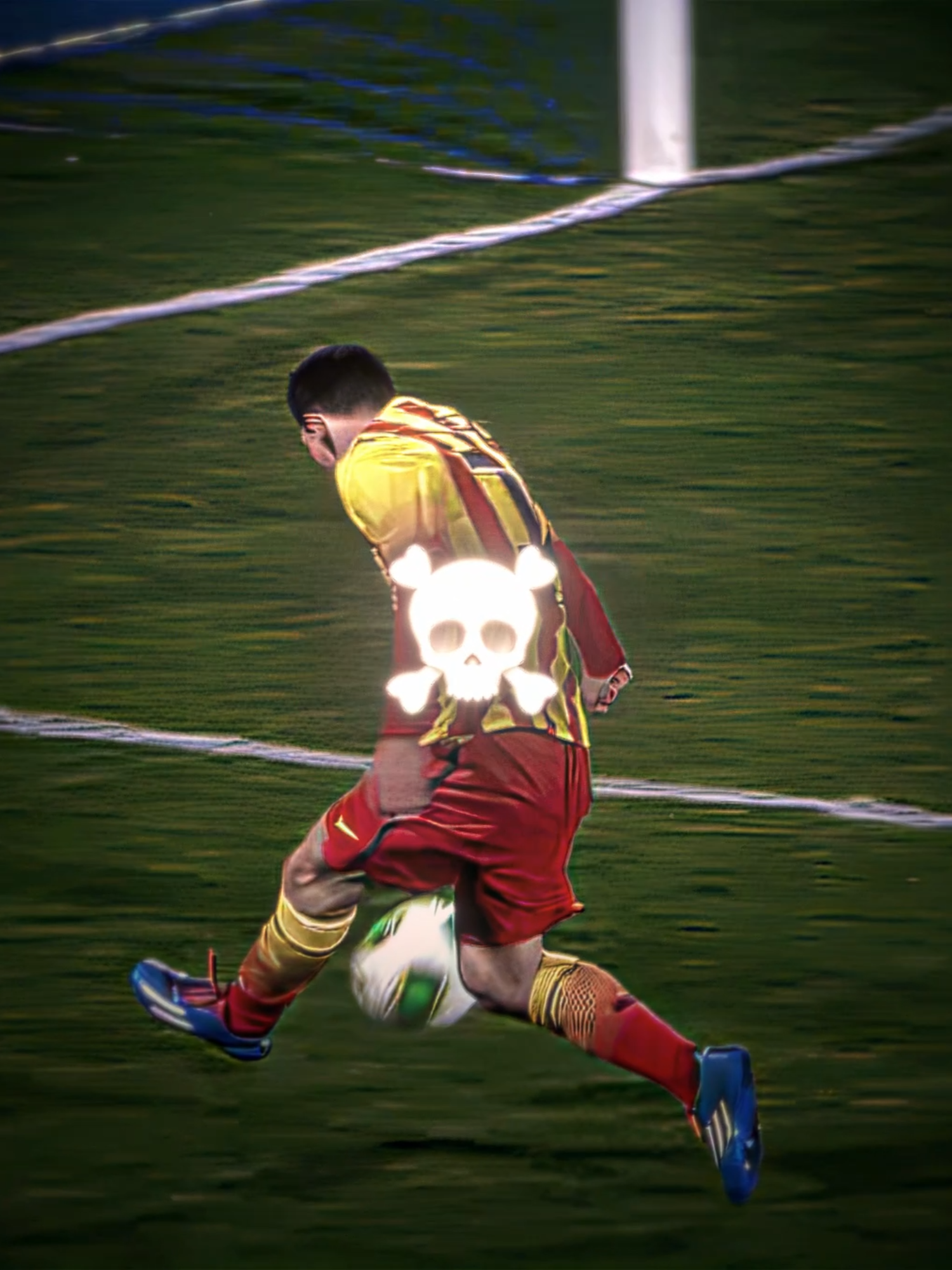 Milliseconds Before Disaster ☠️ 🔥 ⚽ . . . #messi #leomessi #lionelmessi #futbol⚽️ #barcelona #footballtiktok #fyp #edits #messi_king #barça