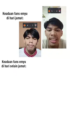 fans emyu hanya bahagia dihari jumat doang😅  Cr: @arrafiruhul_ #manchesterunited #meme #europaleague 