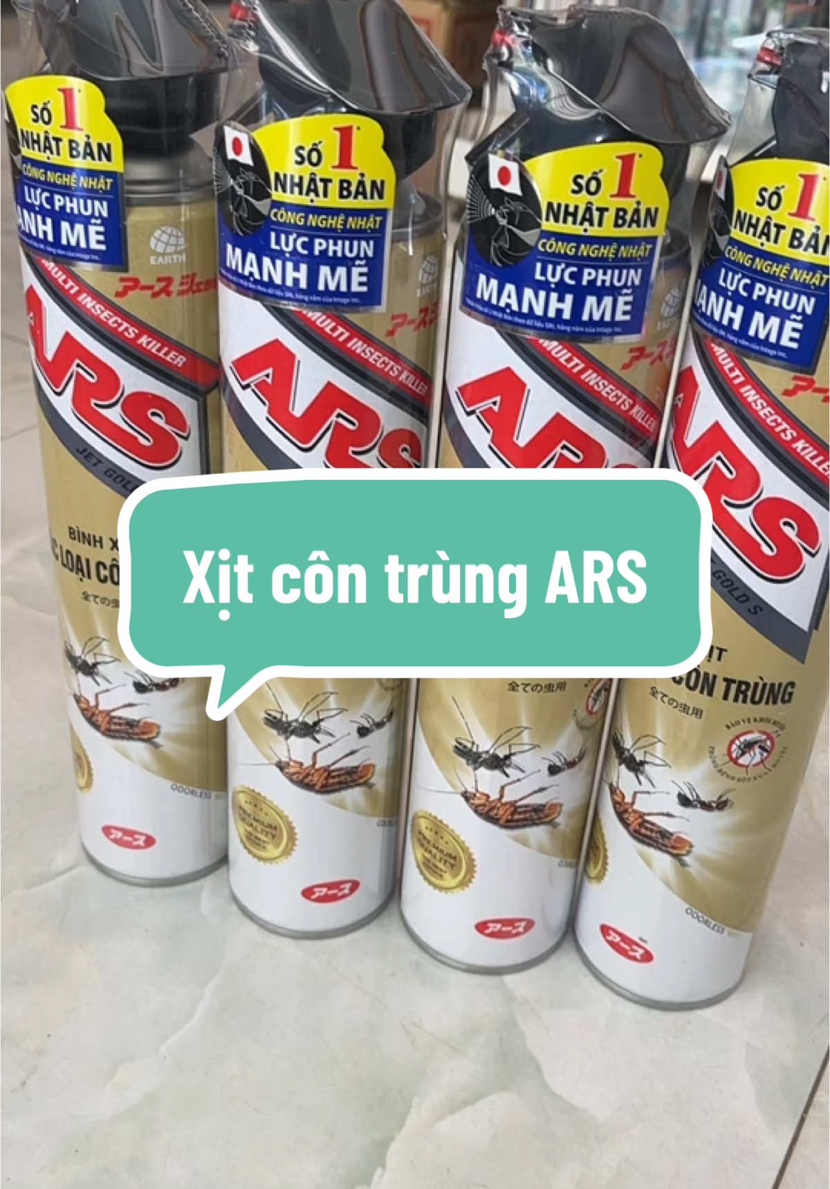 Xịt côn trùng ARS  xịt được tất cả mọi loại côn trùng.#xuhuong #xuhuongtiktok #xitcontrung 