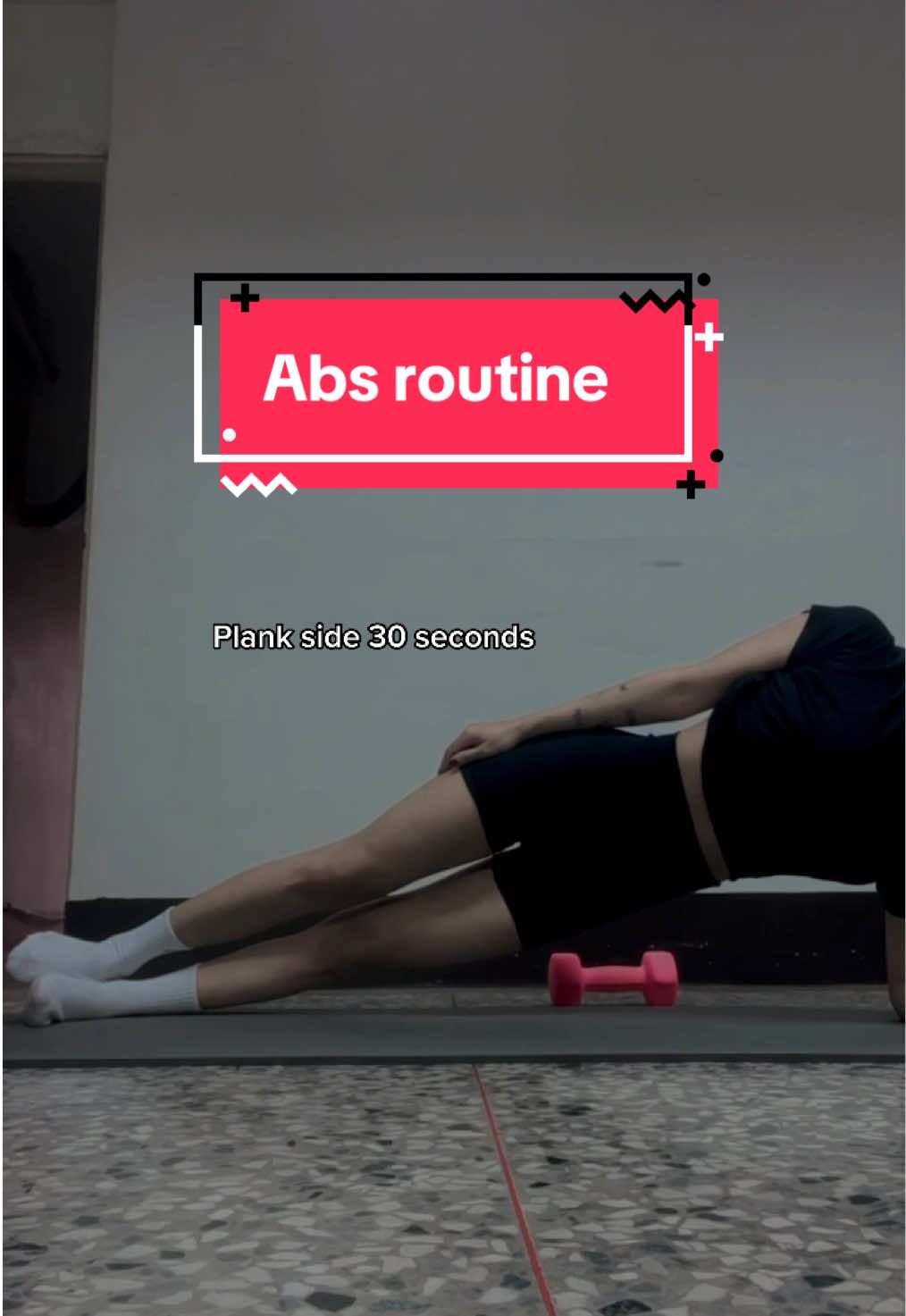 Rutinitas setiap pagi @kimjoen 🔥#workoutroutine #absworkout 