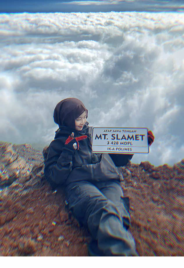 iya nihh dontol😜 #slametmountain #pendaki #fyp #3428mdpl 