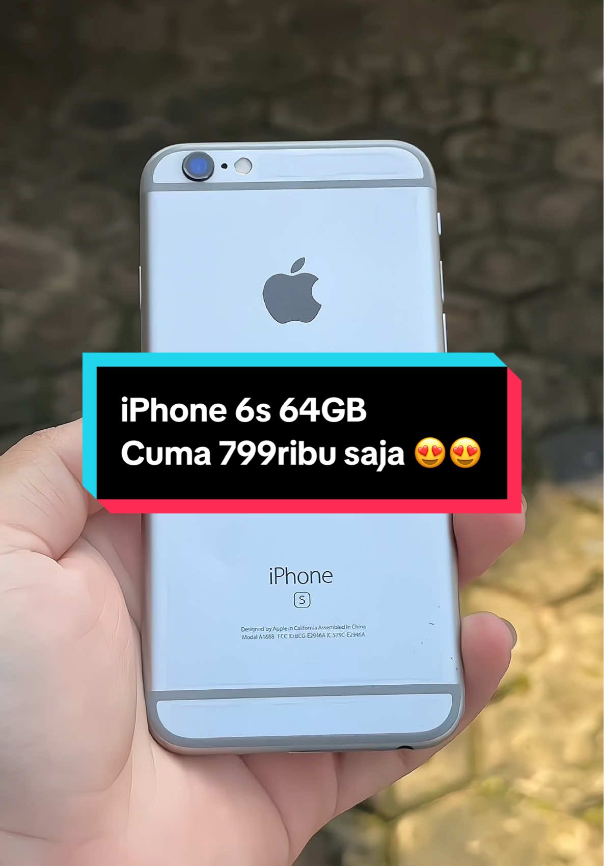 iPhone 6s 64GB Space Grey  Jaringan All Operator (Ex Inter) iOS 15.8 / Kamera Jernih / BH 100% Awet  FingerPrint Aktif / Home Button Aktif Kelengkapan Unit Charger Free Case Harga: 800rb Nett No Nego  Lokasi: Depok (Rekber Ready)