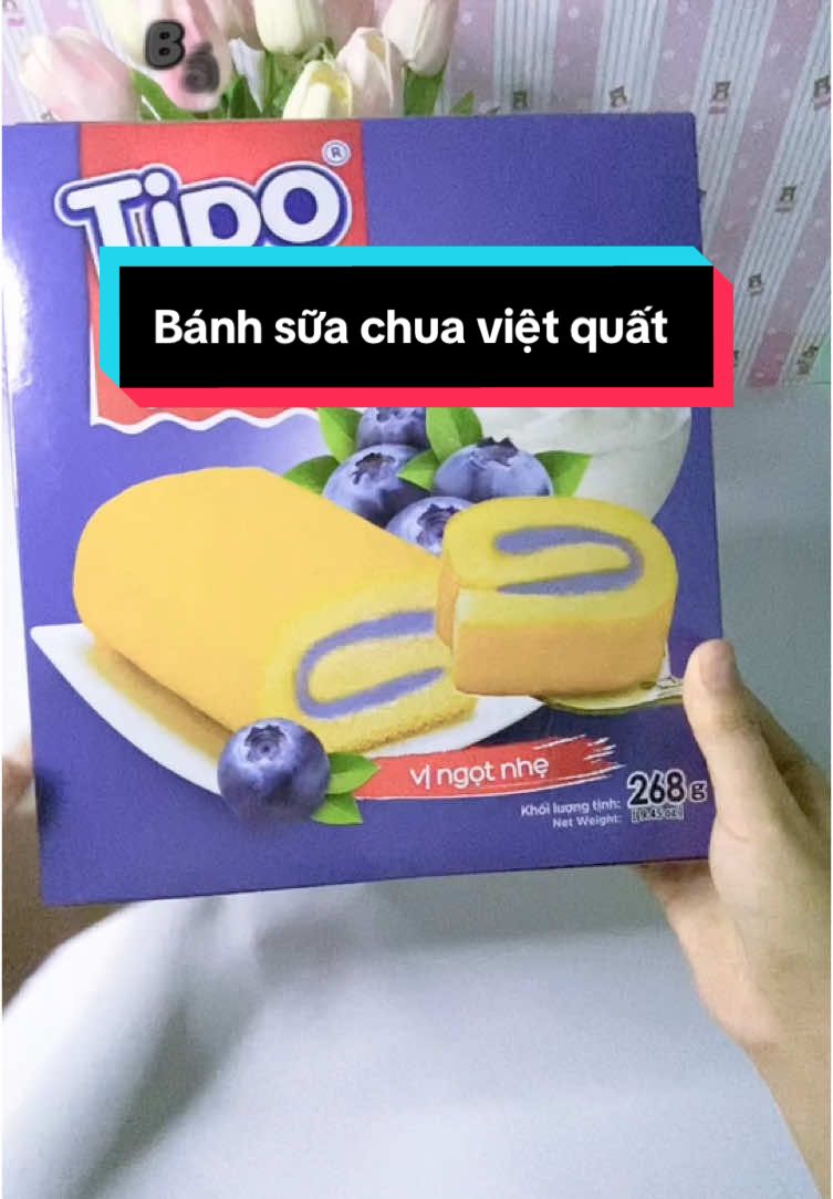 Bánh bông Lan sữa chua việt quất em này ăn ngon lắm nha, thử đi mọi người #banhbonglan #doan #mem #antoanchogiađinh #suachuavietquat #tipo #flypシ #trend #banh 