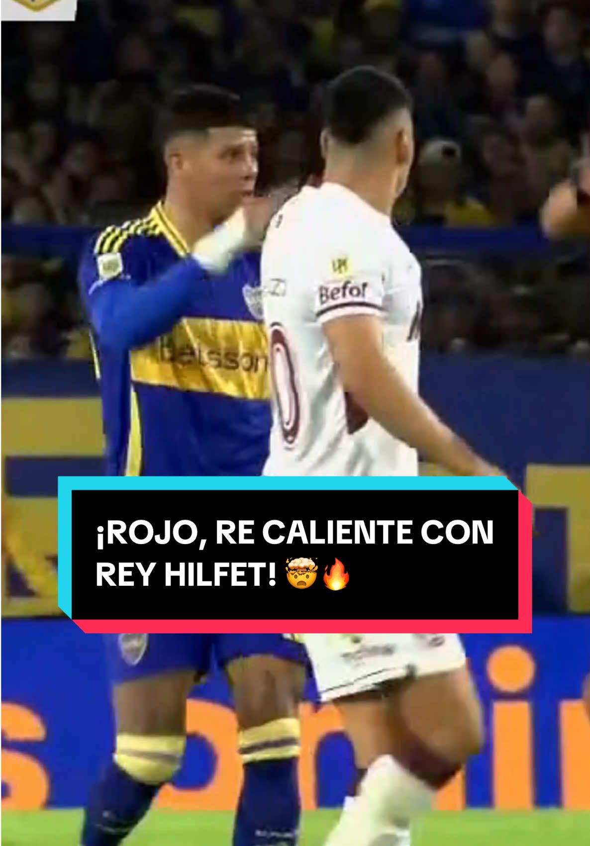 ¡LE DIJO DE TODO! 😡 Marcos #Rojo fue amonestado por protestar y se calentó con Rey Hilfer  ▶️ Más #ESPNFutbol1 en #DisneyPlus #TikTokDeportes #Futbol #Boca #Lanus 