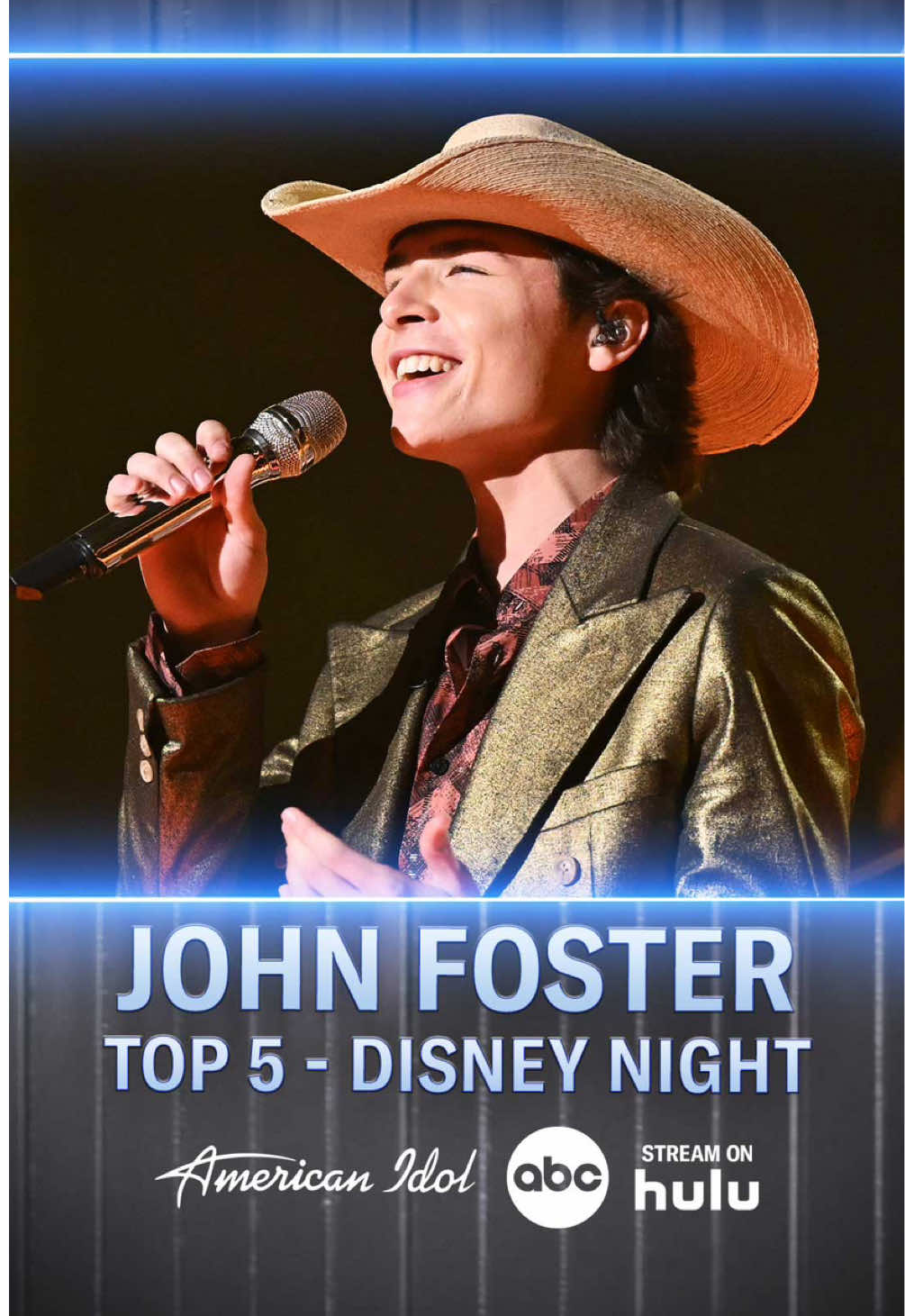 @John Foster is “Almost There”— and owning the stage! 💥 #disneynight #americanidol