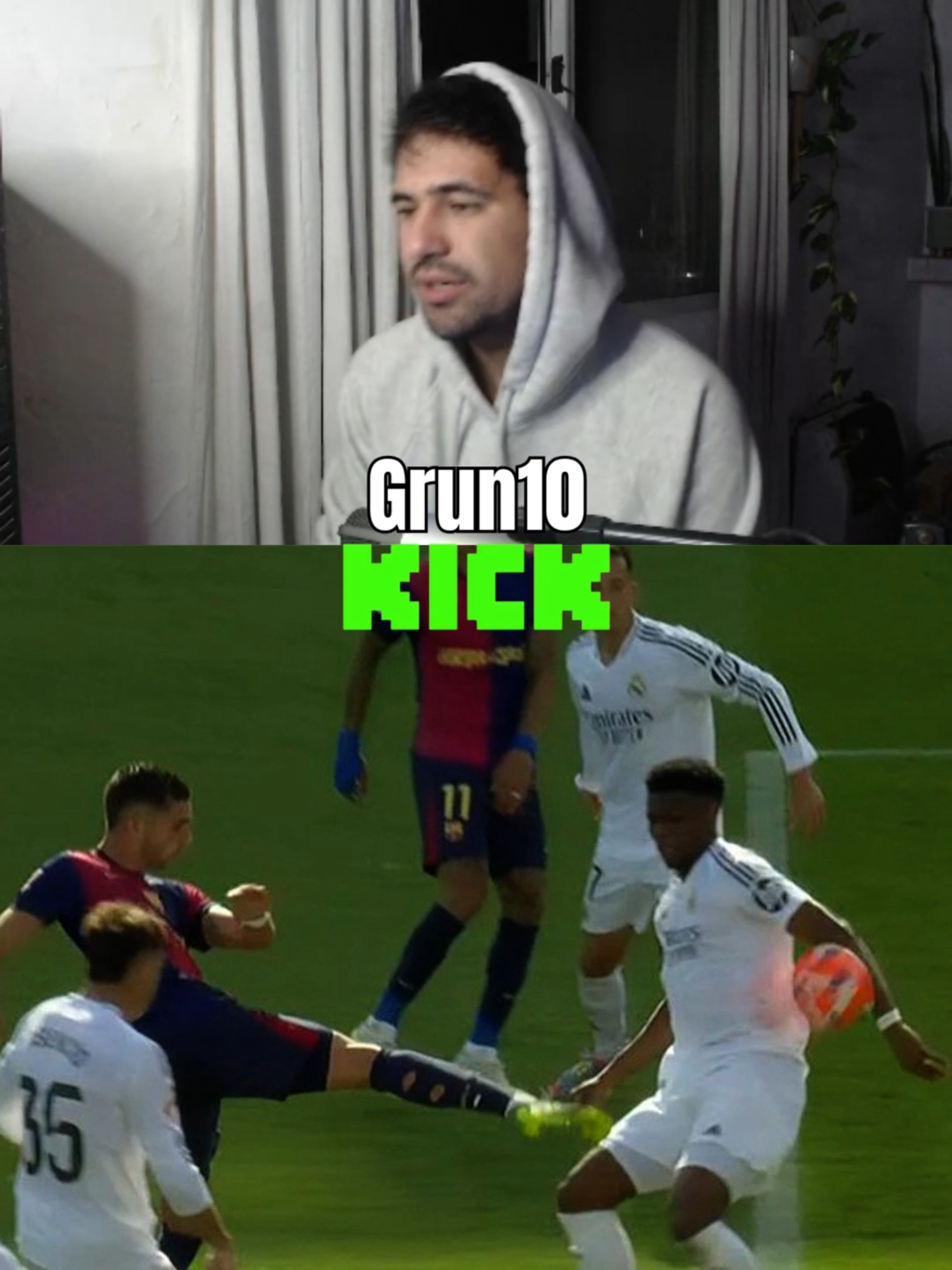 mano de Tchouaméni #barcelonafc #lamineyamal💎 #cules💙❤️ #futbol⚽️ #yamal #realmadrid #madridista #clasicoespañol #barça #tchouameni #mano #davooxeneize #lacobra #fyp