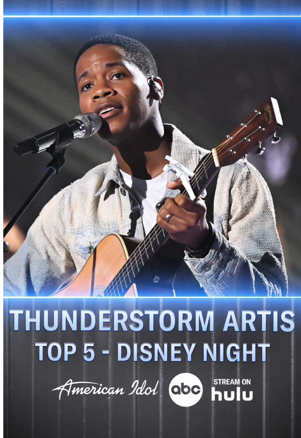 @Thunderstorm Artis' vocals paint a beautiful picture! 🎨 #americanidol #disneynight