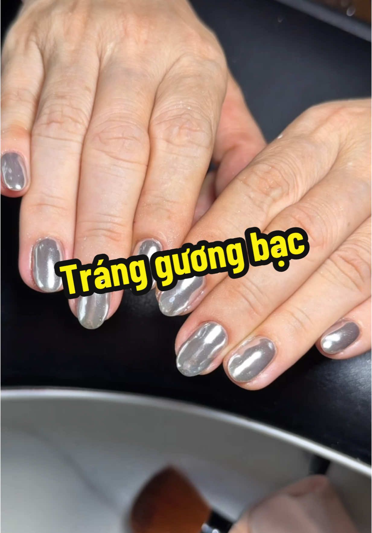 Tráng gương bạc #xiulily #xiulilynails #xuhuongtiktok 