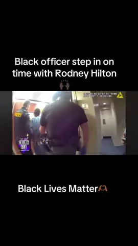 Nobody but god that told the black officer to step in🙌🏿 #godidgood #fypシ #explorepage✨ #blowup #blacklivesmatter #freerodneyhintonjr #tiktok 