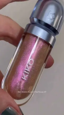 Kiko Milano Rose In The House 49 from the new limited set of 3D Hydra Lip Glosses Hydrating, creamy and shiny✨✨✨ Made in Italy👌 And affordable $13 only! @kikomilano  #kikomilano #kikolipgloss #kikomakeup #colorluxe #viralmakeup #limitededitionmakeup #lipgloss #lipglossaddicted #newmakeup #viralbeauty #makeupswatches 
