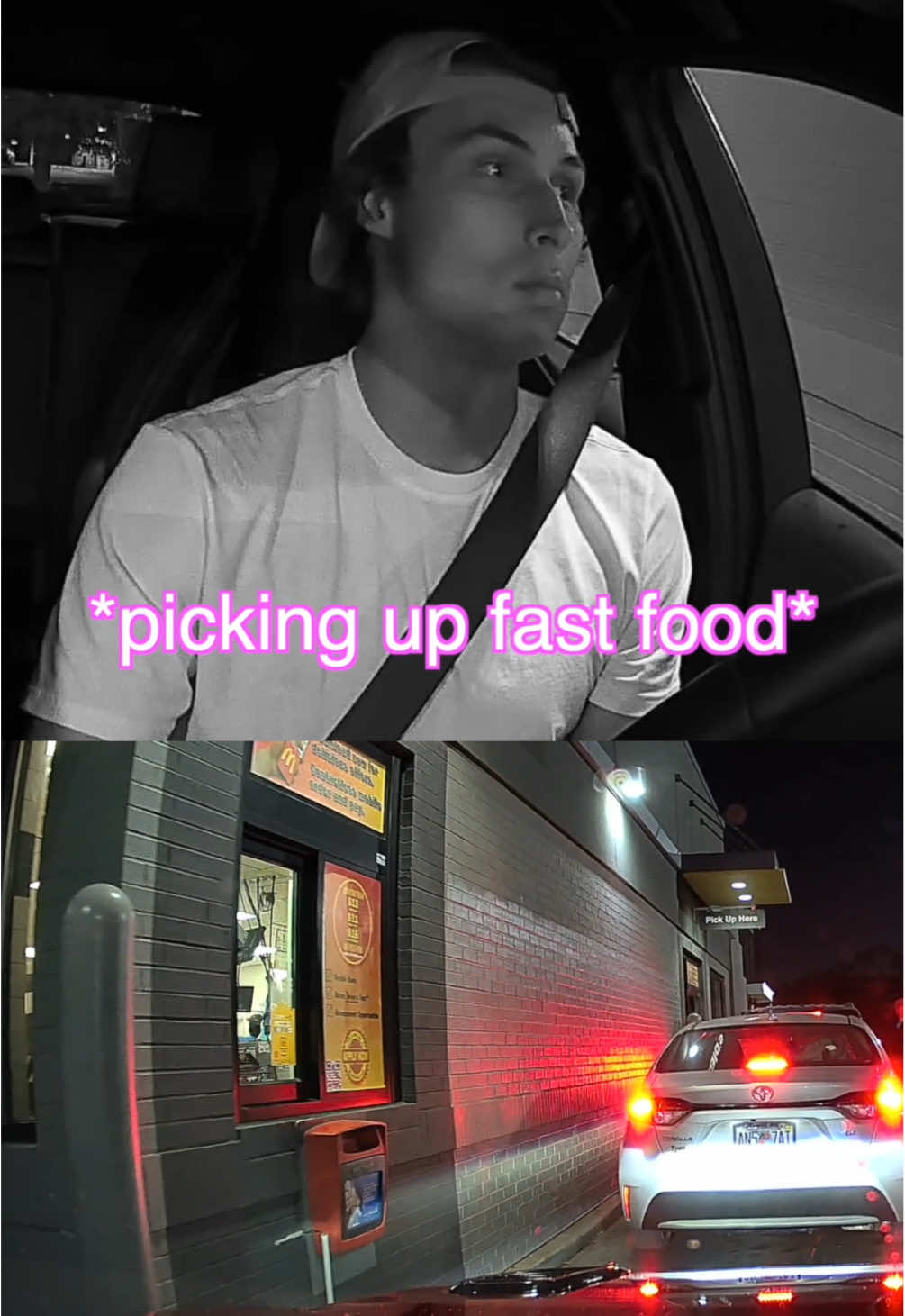 I wonder what he was thinking about 😂 #dashcam 