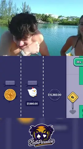 Guy wins CRAZY on Chicken game 😭 #kickstreaming