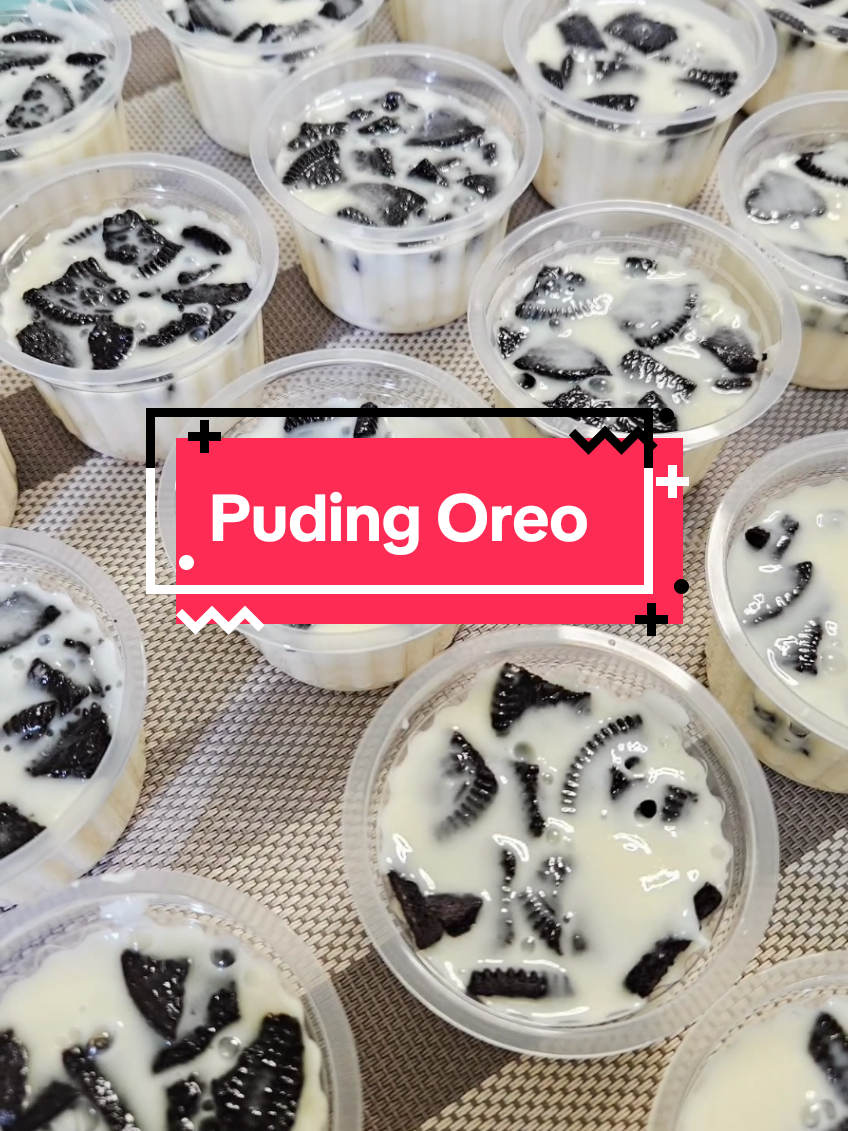 Liburan panjang, harus siap stok cemilan... Ini dia salah satu favorit anak2 #dessert #puding #pudingoreo #pudingjogja #kulinerjogja #resepsimple #cemilansimple 