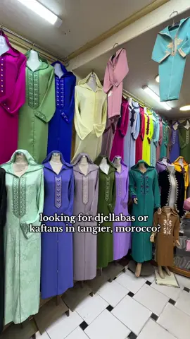 uncle was so respectful and not pushy at all when my bestie was shopping. he gave us so many options and was patient with us as we made our decisions on which djellabas we wanted to get. bestie splurged here!! all the clothing items were such great quality! if i was moroccan i would’ve definitely bought something haha  مصطفى الدسالم رقم ١٤، شارع السقاية الجديدة المدينة القديمة #morocco #tangier #djellaba #kaftan 