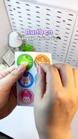 Miếng dán tinh dầu thực vật xua đuổi muỗi Runben an toàn cho bé #review #unboxing #miengdanduoimuoi #miengdanchongmuoi @RUNBEN_vn #xuhuong #viralvideo 