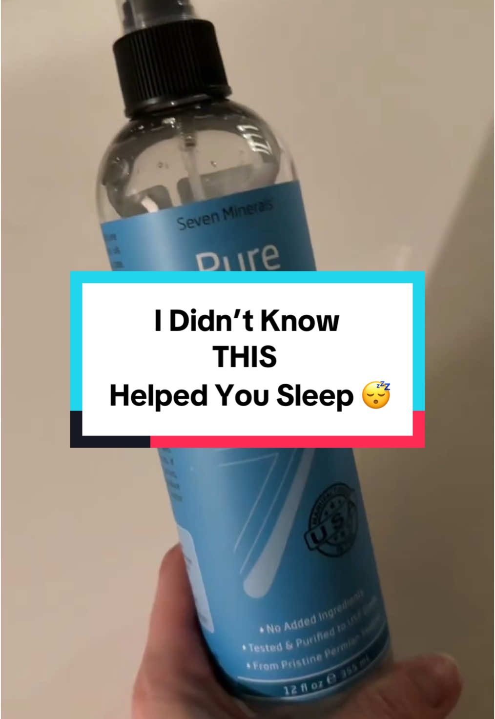 “I had no idea this would work... 😳 I started spraying magnesium oil on my skin before bed — and wow. Deep, restful sleep like never before. Here’s what I noticed after just a few nights!” 💤✨ #magnesiumoil #sleephack #naturalremedy #bedtimeroutine #insomniatips 