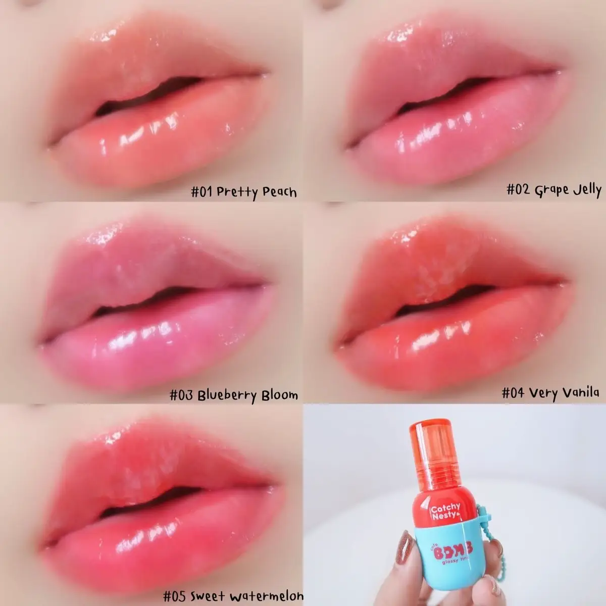 💖Catchy Nesty Cute Bomb Glossy Tint💖 🎀ขอขอบคุณรีวิวสุดคิวท์จาก FB : รีวิวซะป๊ะ ด้วยค่ะ #CuteBombGlossyTint #CatchyNesty #ลิปทินท์กลอสเนื้อเจล #ทินท์กลอสปากอิ่ม #รีวิว #รีวิวบิวตี้ #รีวิวCatchyNesty #รีวิวแคชชี่เนสตี้