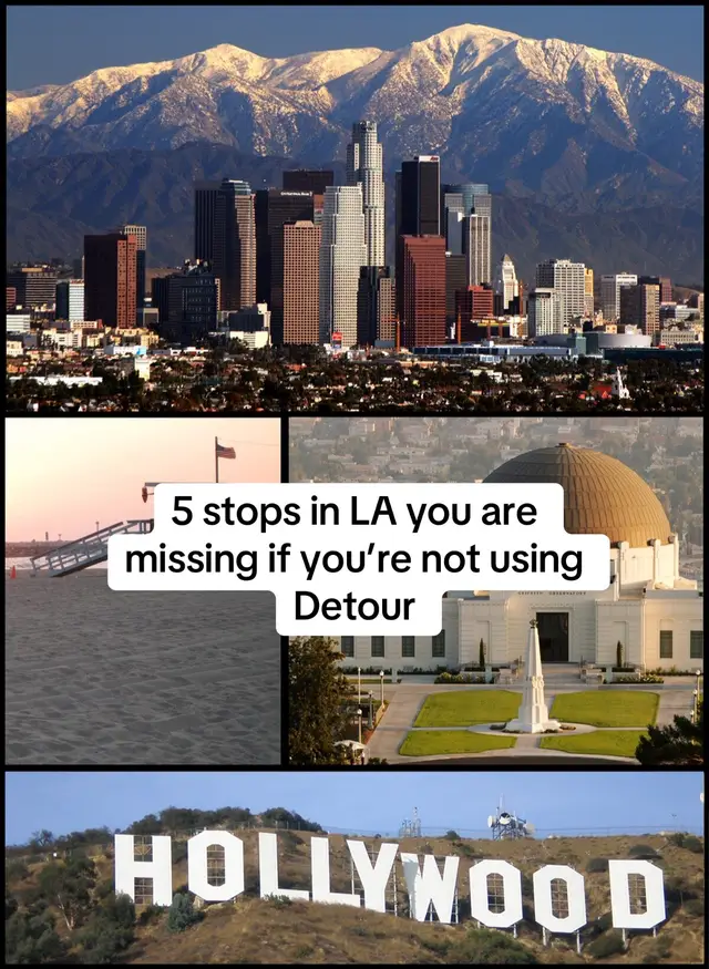 Use Detour to help plan your day’s activities!  #travel #losangeles #detour 