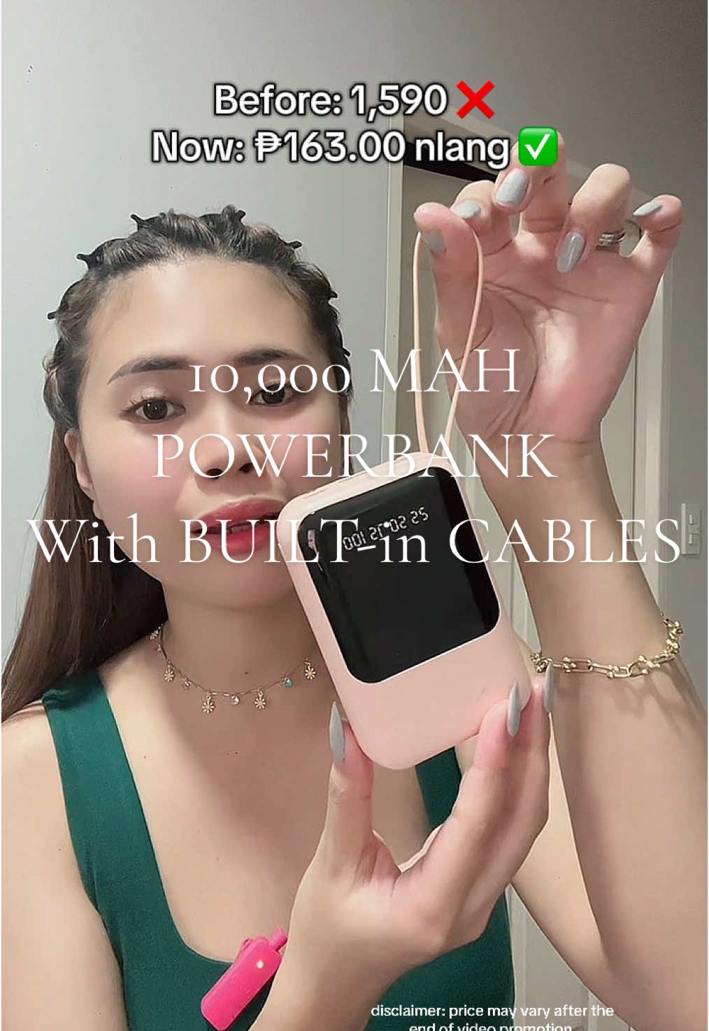 affordable powerbank with built-in cables ✨ #yasepowerbank #yaseofficialshop #10000mah_powerbank #affordablepowerbank 